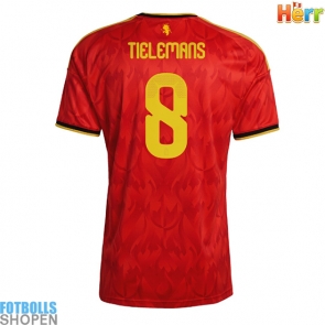 Billiga Belgien Youri Tielemans #8 Hemmatröja VM 2026 Kortärmad